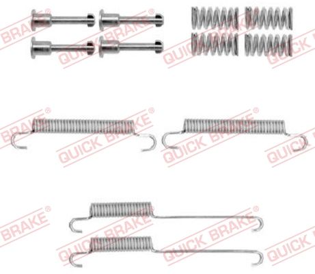QUICK BRAKE 105-0892 - Zubehörsatz, Feststellbremsbacken