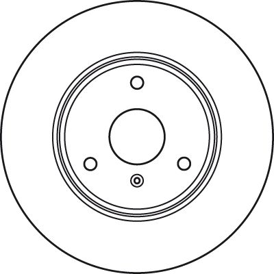 TRW DF4961 - Bremsscheibe