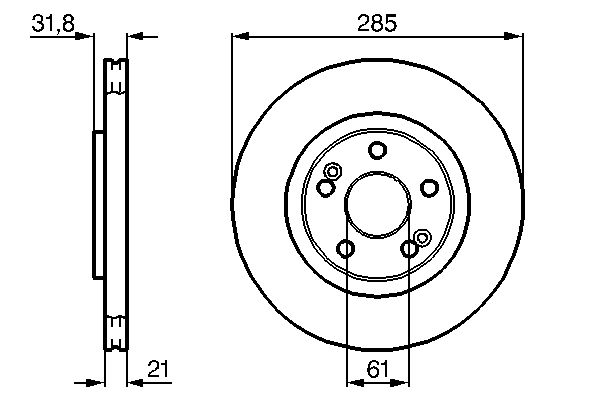 BOSCH 0 986 478 719 - Bremsscheibe