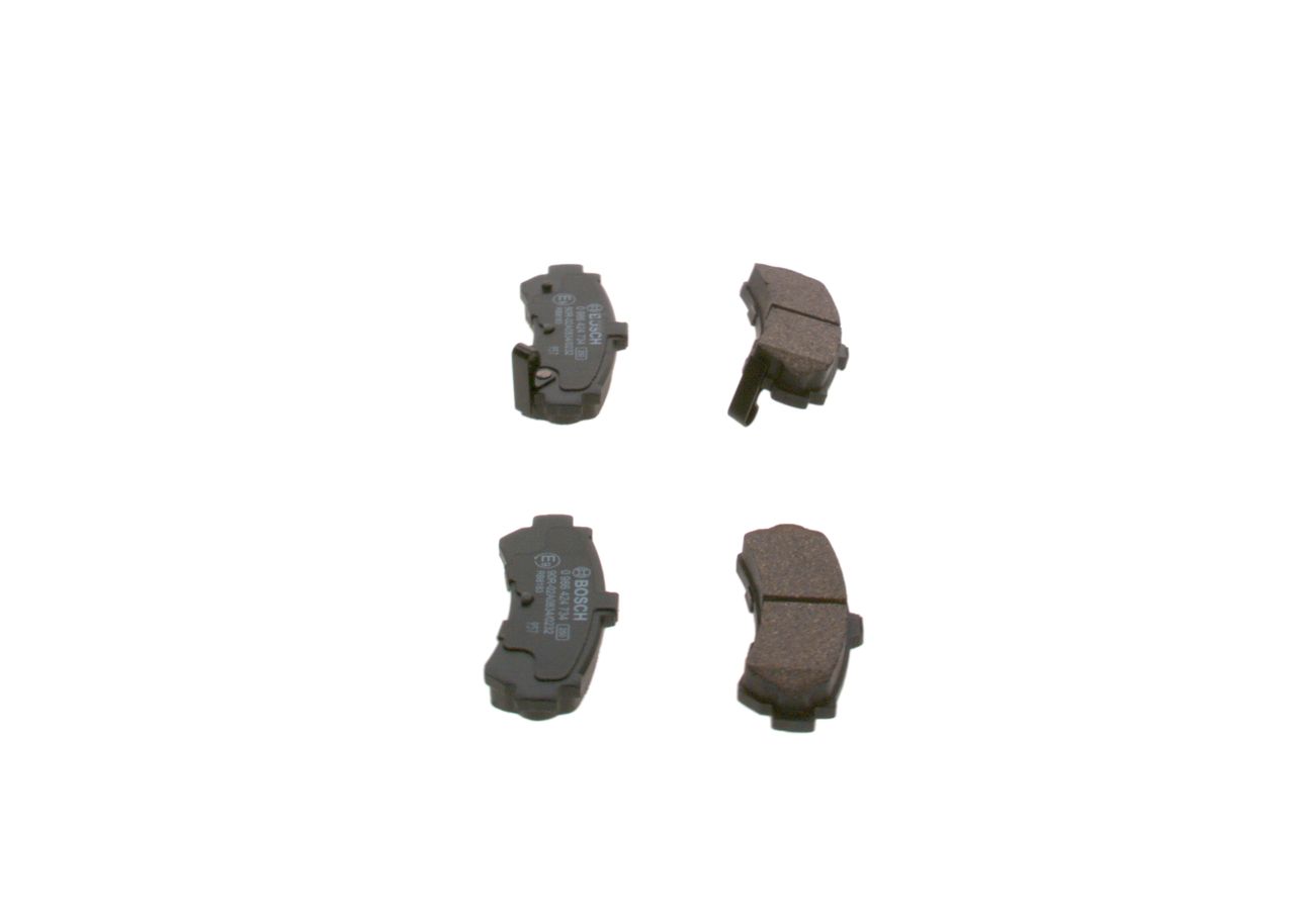 BOSCH 0 986 424 734 - Bremsbelagsatz, Scheibenbremse
