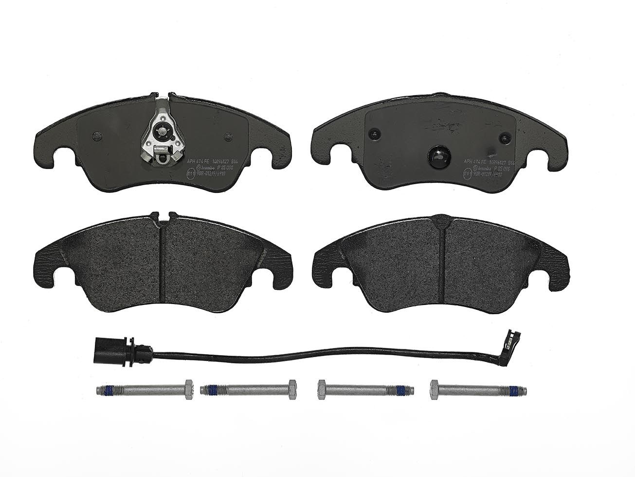 BREMBO P 85 098X - Bremsbelagsatz, Scheibenbremse