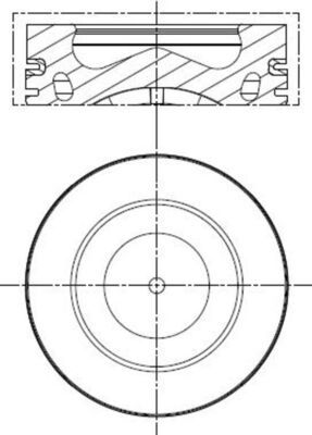 MAHLE 028 PI 00121 000 - Kolben