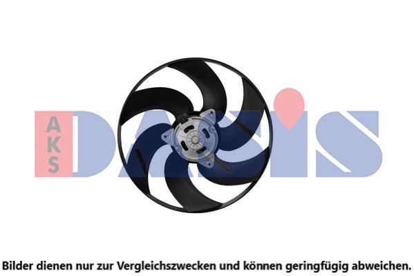 AKS DASIS 089022N - Lüfter, Motorkühlung