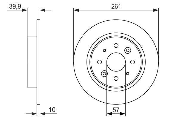 BOSCH 0 986 479 597 - Bremsscheibe