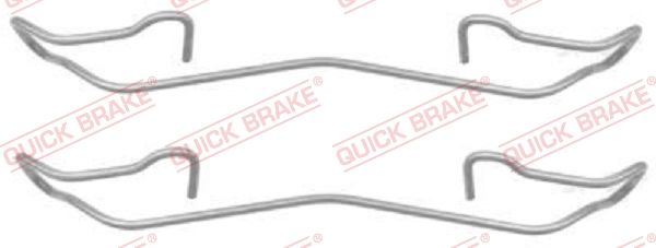 QUICK BRAKE 109-1187 - Zubehörsatz, Scheibenbremsbelag