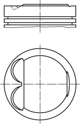 MAHLE 082 67 00 - Kolben