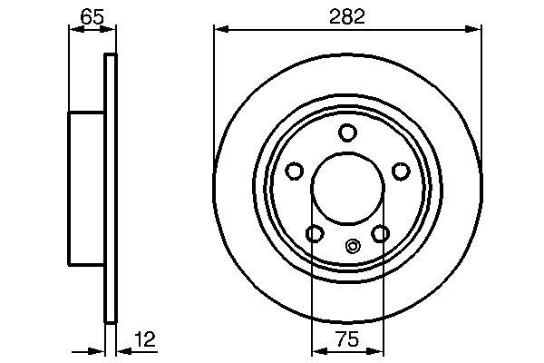 BOSCH 0 986 478 891 - Bremsscheibe