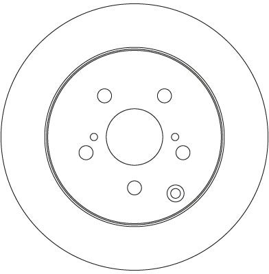 TRW DF6319 - Bremsscheibe