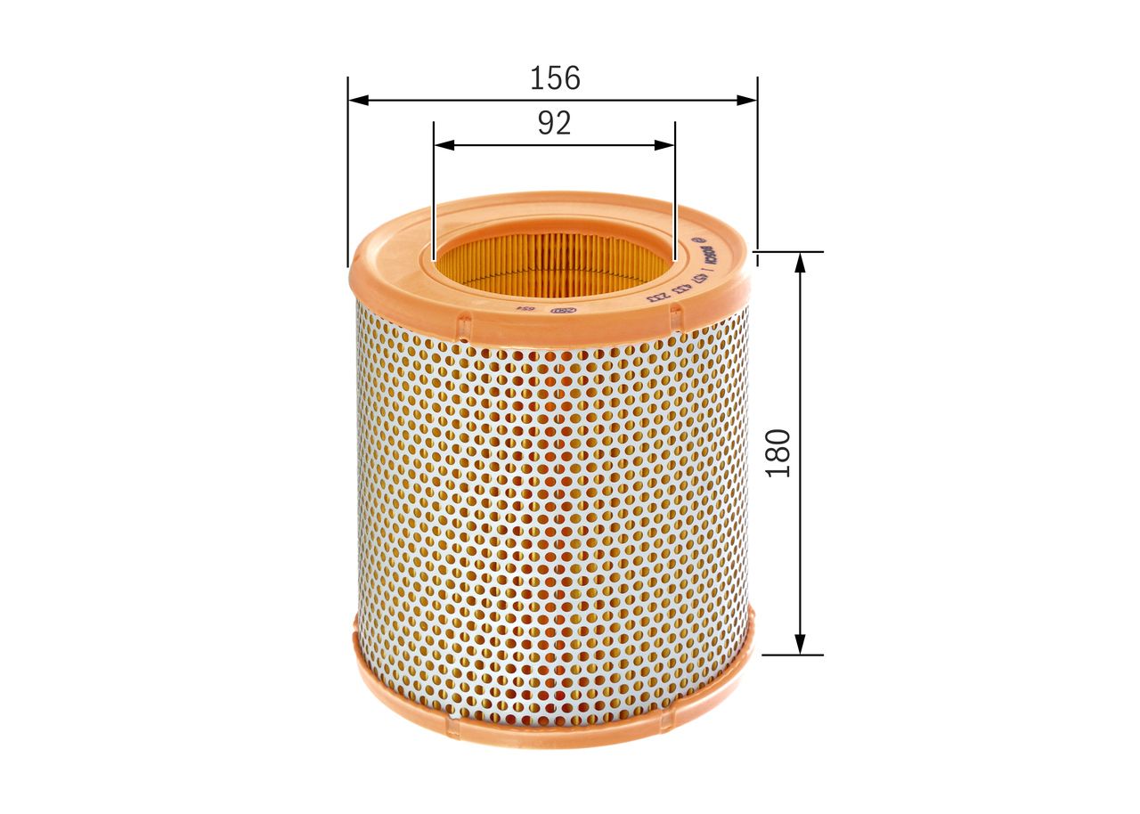 BOSCH 1 457 433 233 - Luftfilter