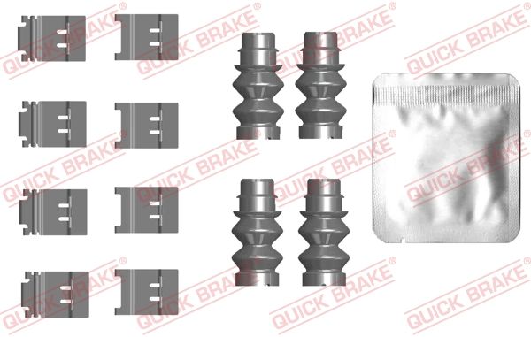 QUICK BRAKE 109-0124 - Zubehörsatz, Scheibenbremsbelag