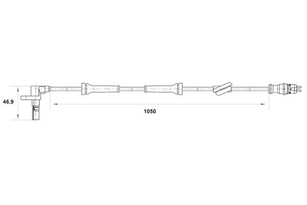 BOSCH 0 265 007 033 - Sensor, Raddrehzahl