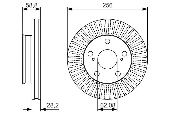 BOSCH 0 986 479 152 - Bremsscheibe