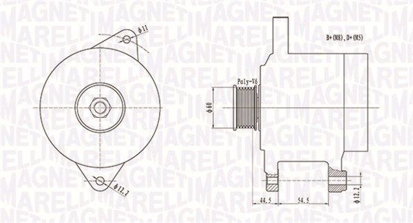 MAGNETI MARELLI 063731696010 - Generator