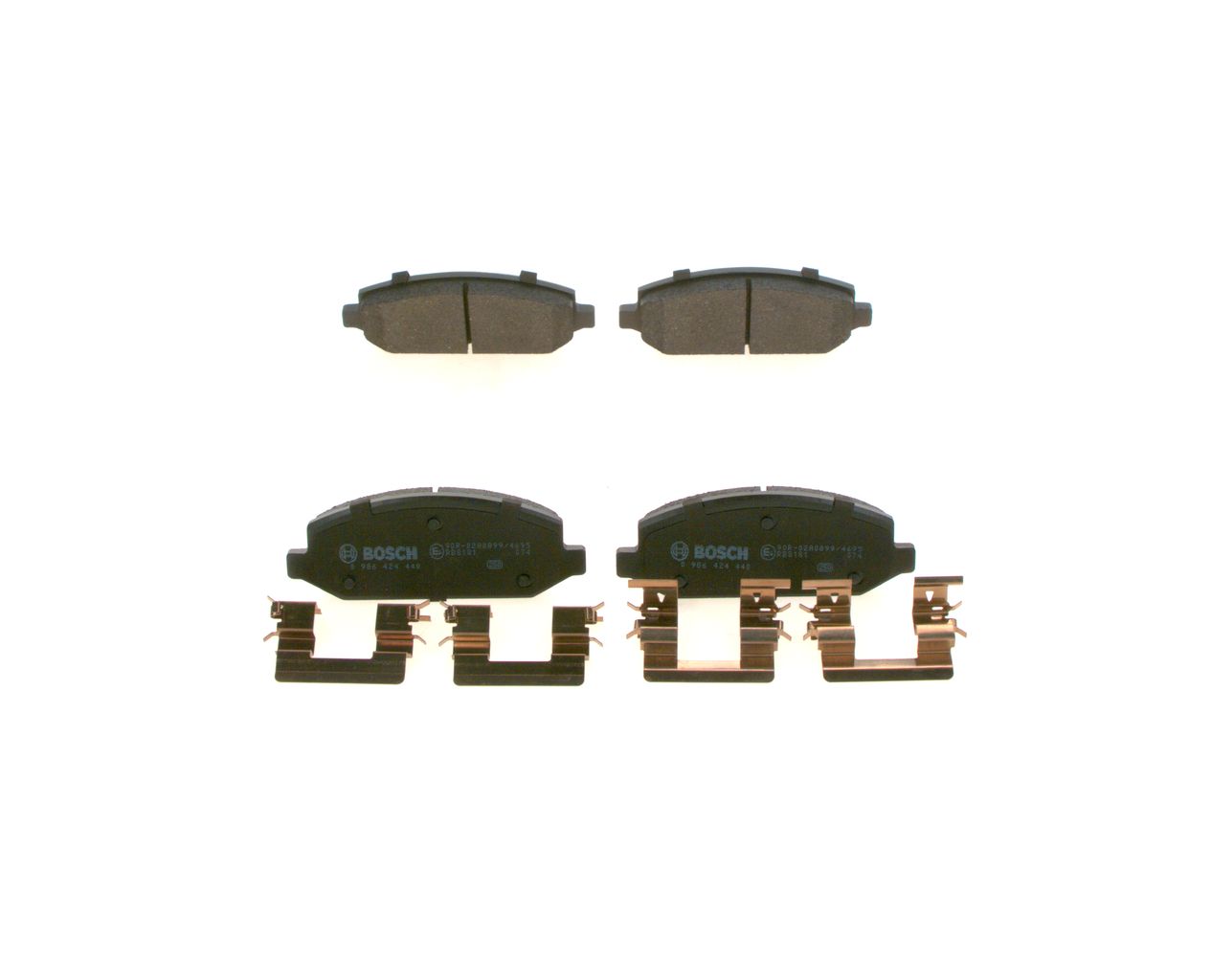 BOSCH 0 986 424 440 - Bremsbelagsatz, Scheibenbremse