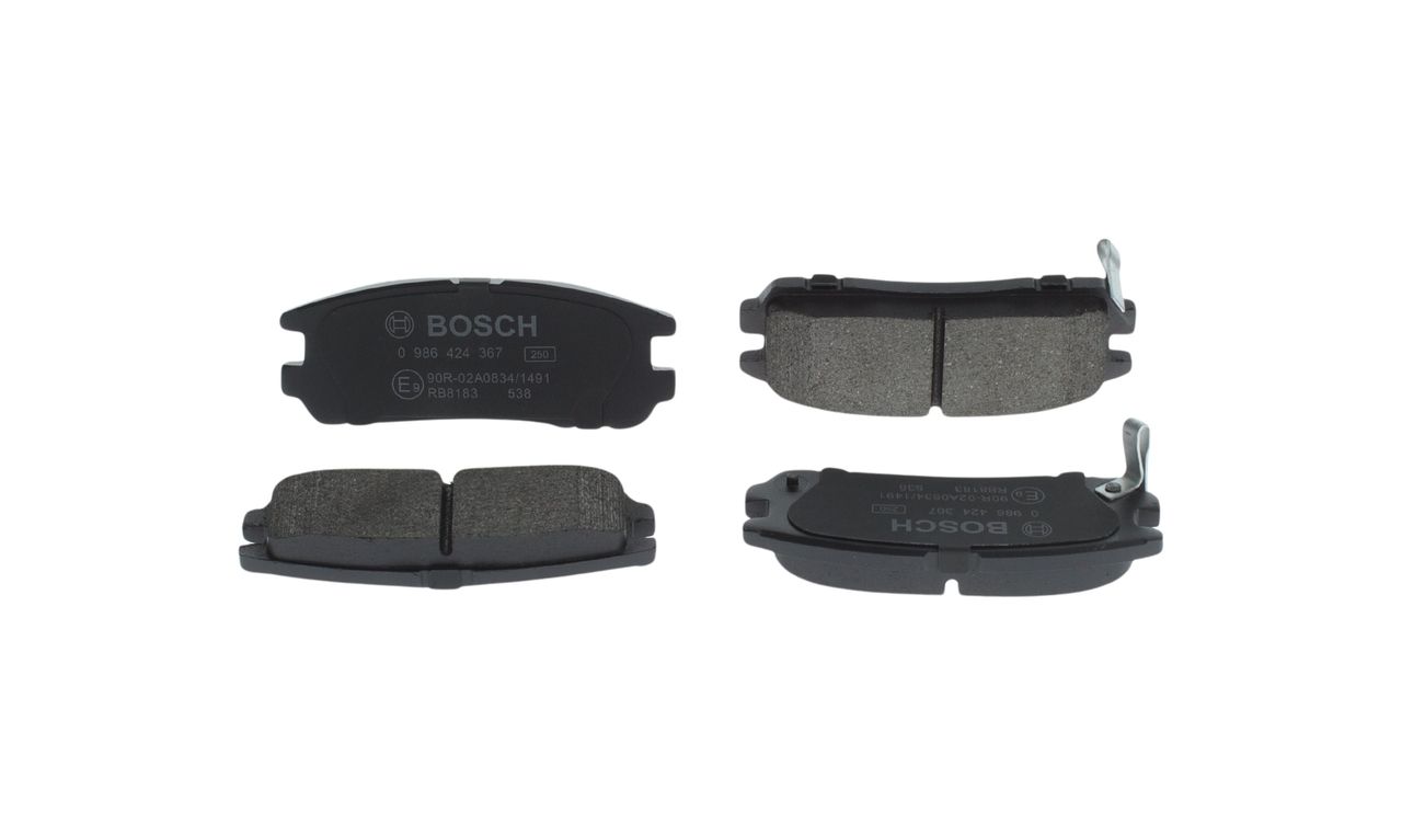 BOSCH 0 986 424 367 - Bremsbelagsatz, Scheibenbremse