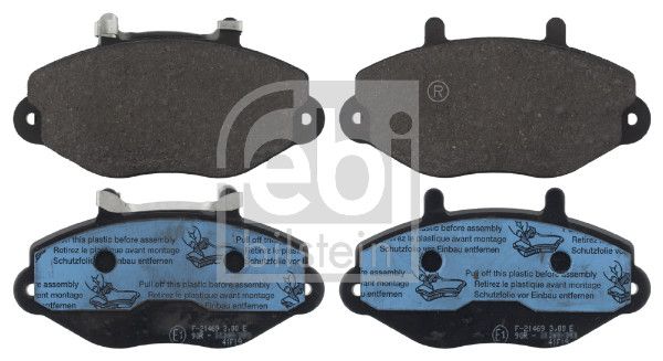 FEBI BILSTEIN 116070 - Bremsbelagsatz, Scheibenbremse