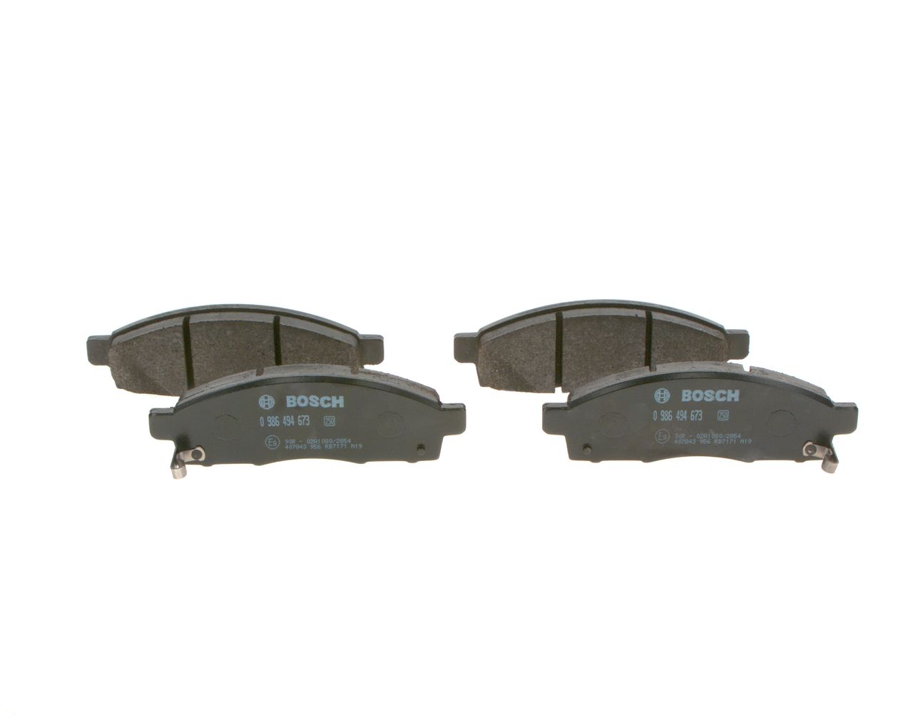 BOSCH 0 986 494 673 - Bremsbelagsatz, Scheibenbremse