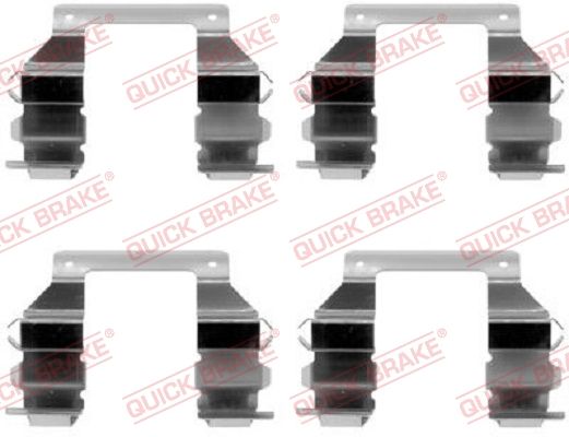 QUICK BRAKE 109-1103 - Zubehörsatz, Scheibenbremsbelag