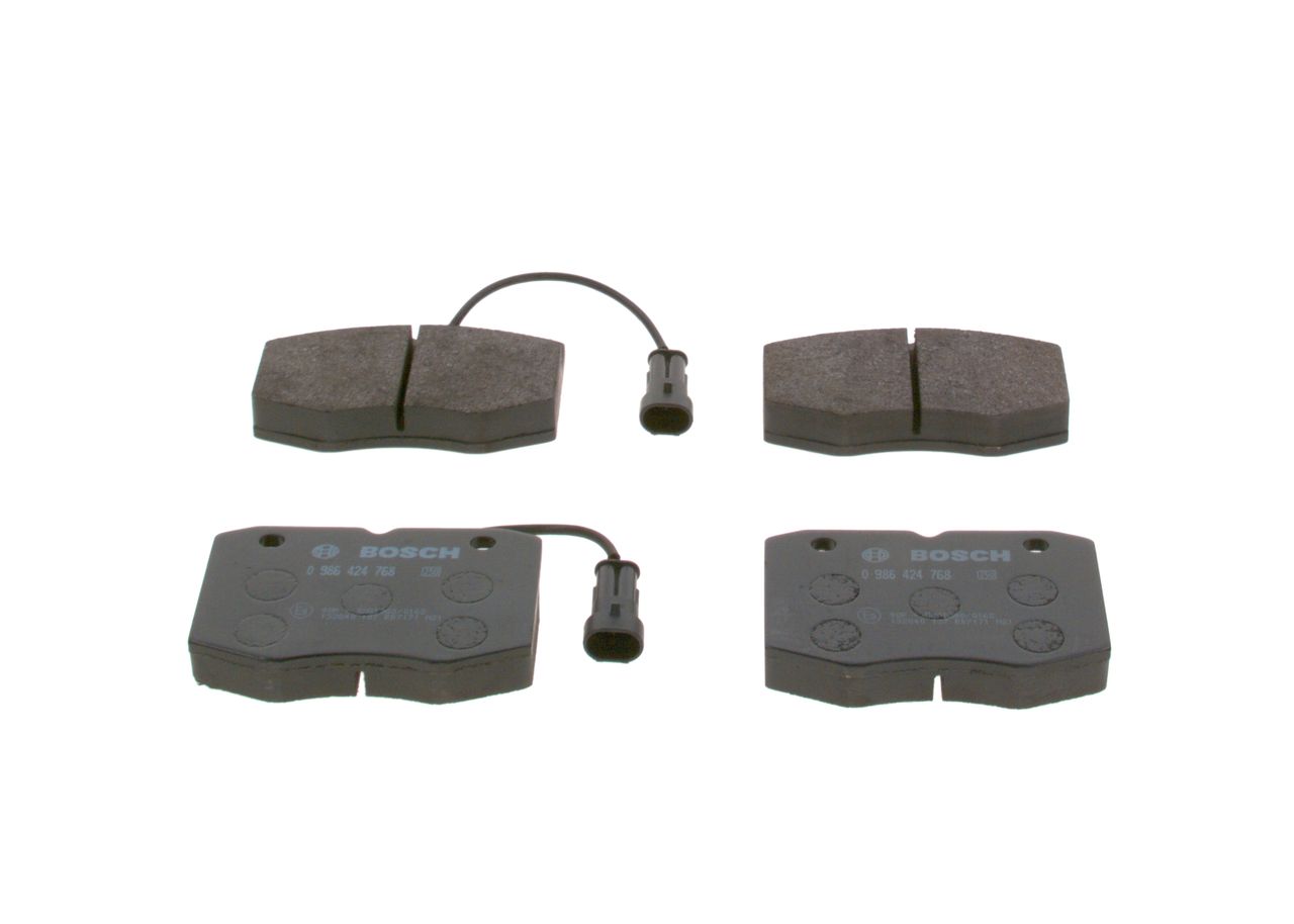 BOSCH 0 986 424 768 - Bremsbelagsatz, Scheibenbremse