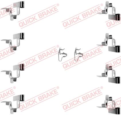 QUICK BRAKE 109-1191 - Zubehörsatz, Scheibenbremsbelag
