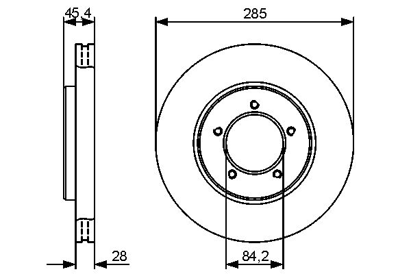 BOSCH 0 986 479 427 - Bremsscheibe