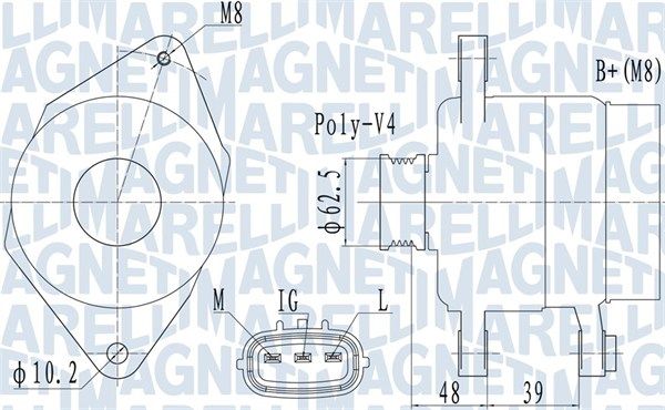 MAGNETI MARELLI 063731517010 - Generator