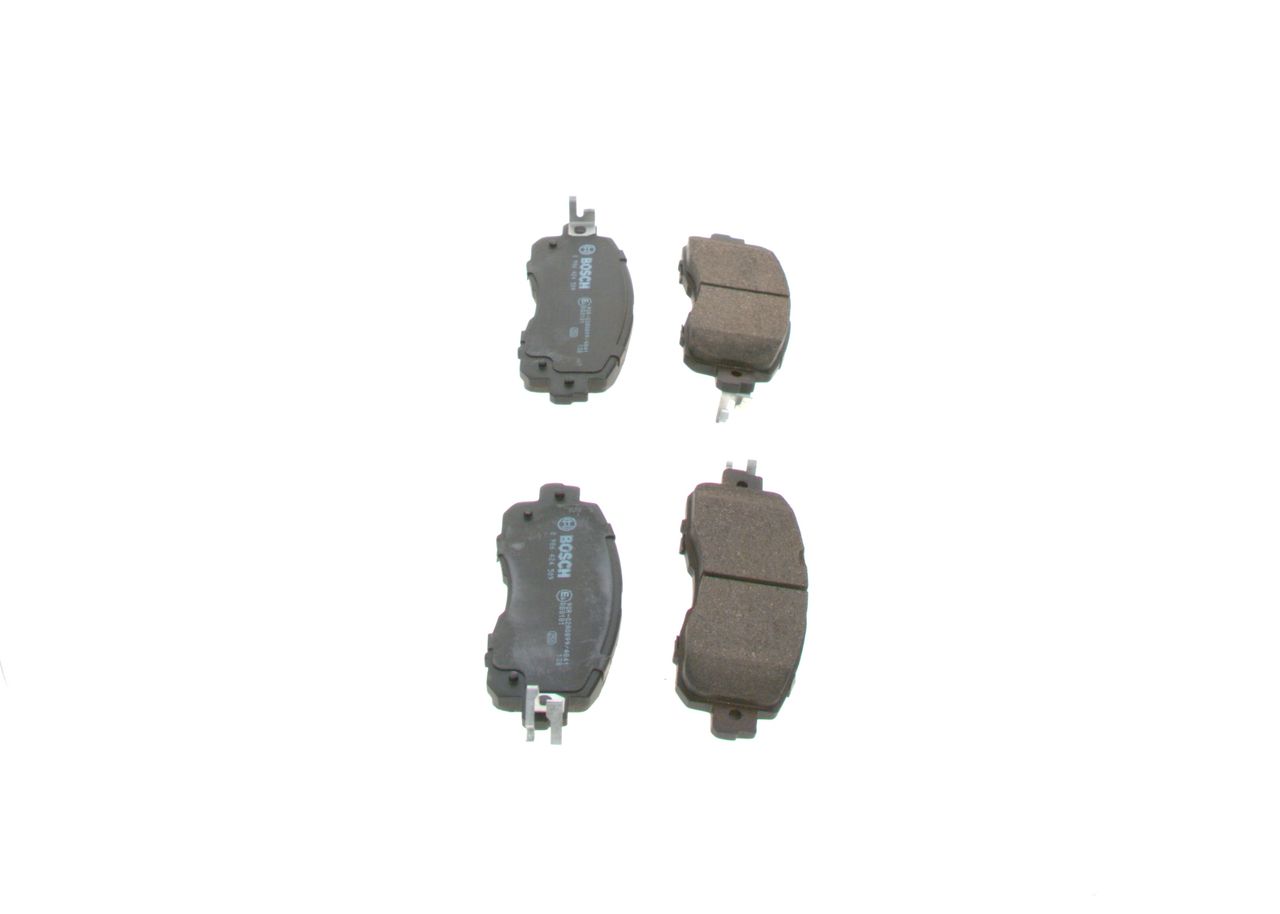 BOSCH 0 986 424 509 - Bremsbelagsatz, Scheibenbremse