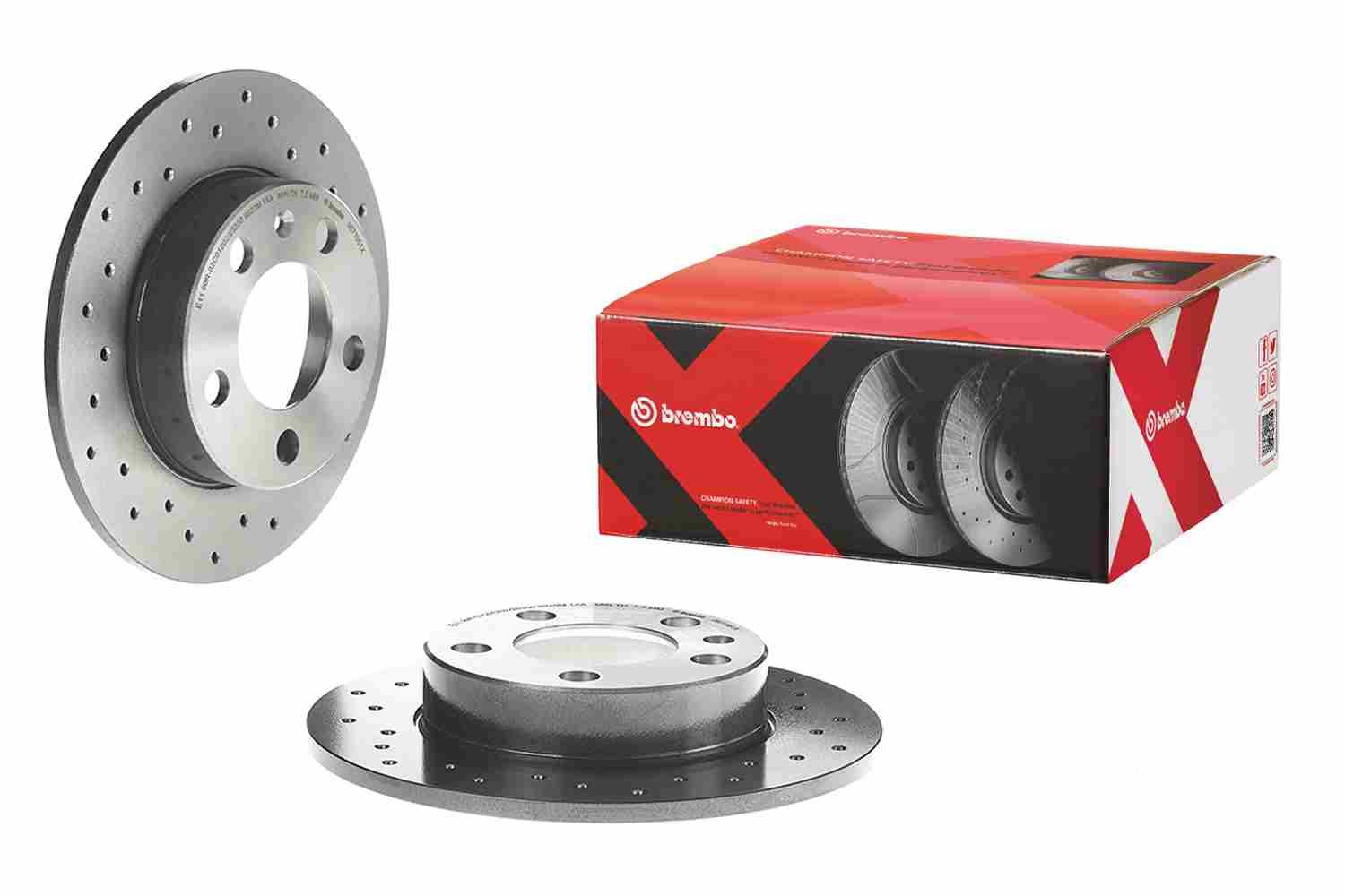 BREMBO 08.7165.1X - Bremsscheibe