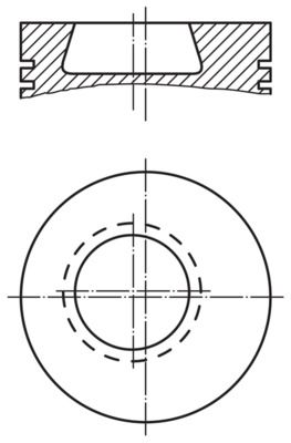 MAHLE 002 80 00 - Kolben