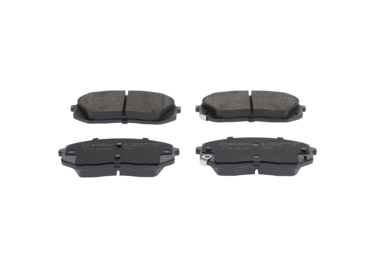 BOSCH 0 986 494 905 - Bremsbelagsatz, Scheibenbremse