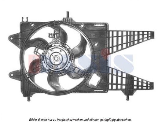 AKS DASIS 088081N - Lüfter, Motorkühlung