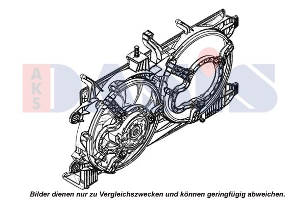 AKS DASIS 088157N - Lüfter, Motorkühlung