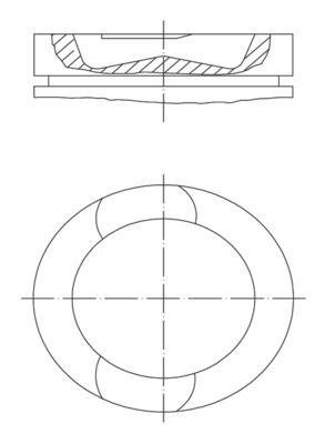 MAHLE 037 PI 00107 000 - Kolben