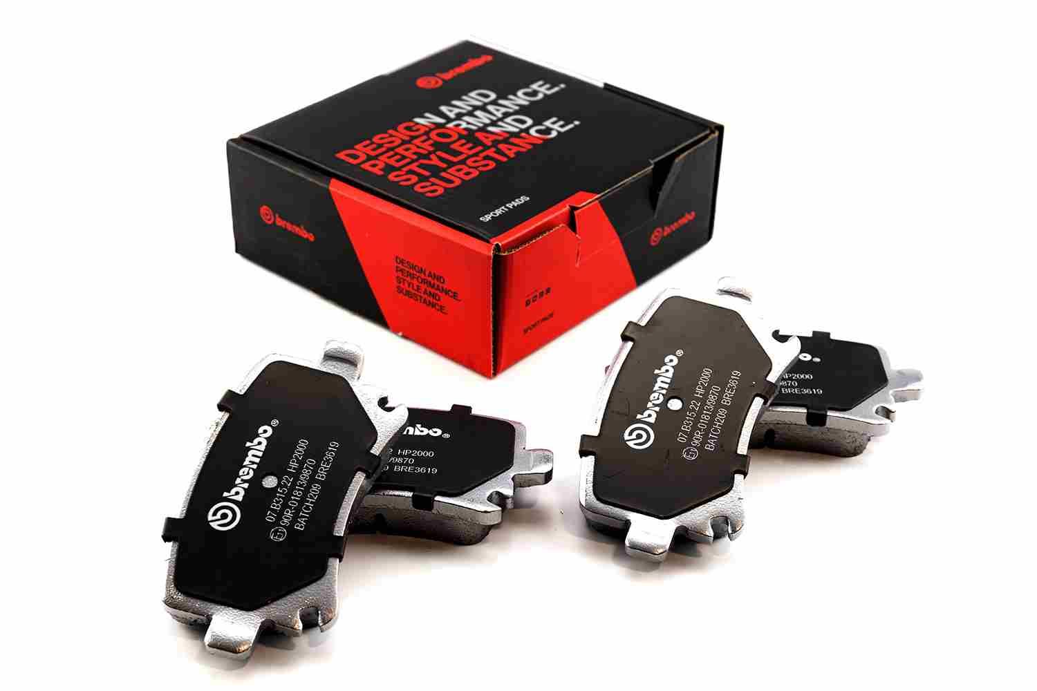 BREMBO 07.B315.22 - Hochleistungs-Bremsbelagsatz