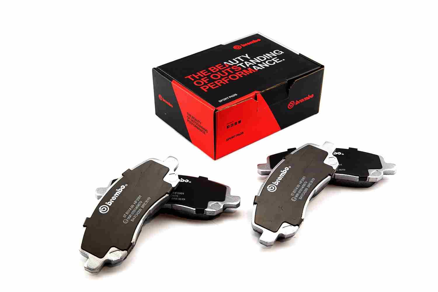 BREMBO 07.B314.09 - Hochleistungs-Bremsbelagsatz
