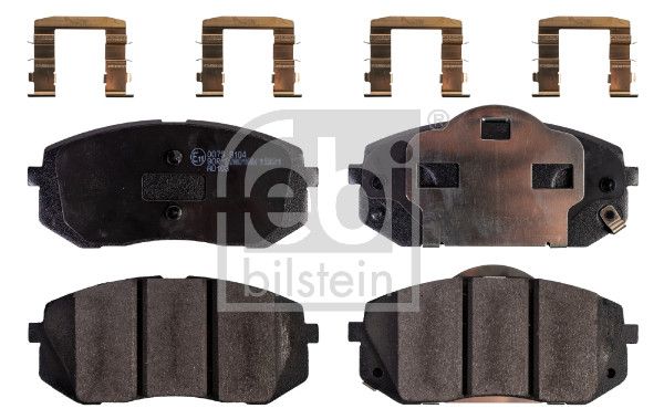 FEBI BILSTEIN 116410 - Bremsbelagsatz, Scheibenbremse