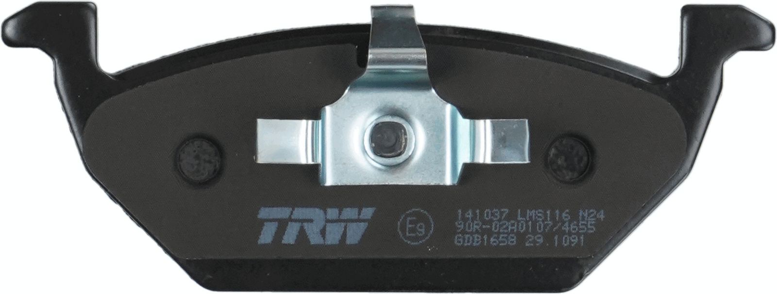 TRW GDB1658 - Bremsbelagsatz, Scheibenbremse