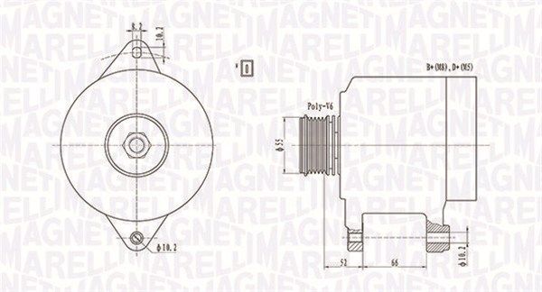 MAGNETI MARELLI 063731157010 - Generator