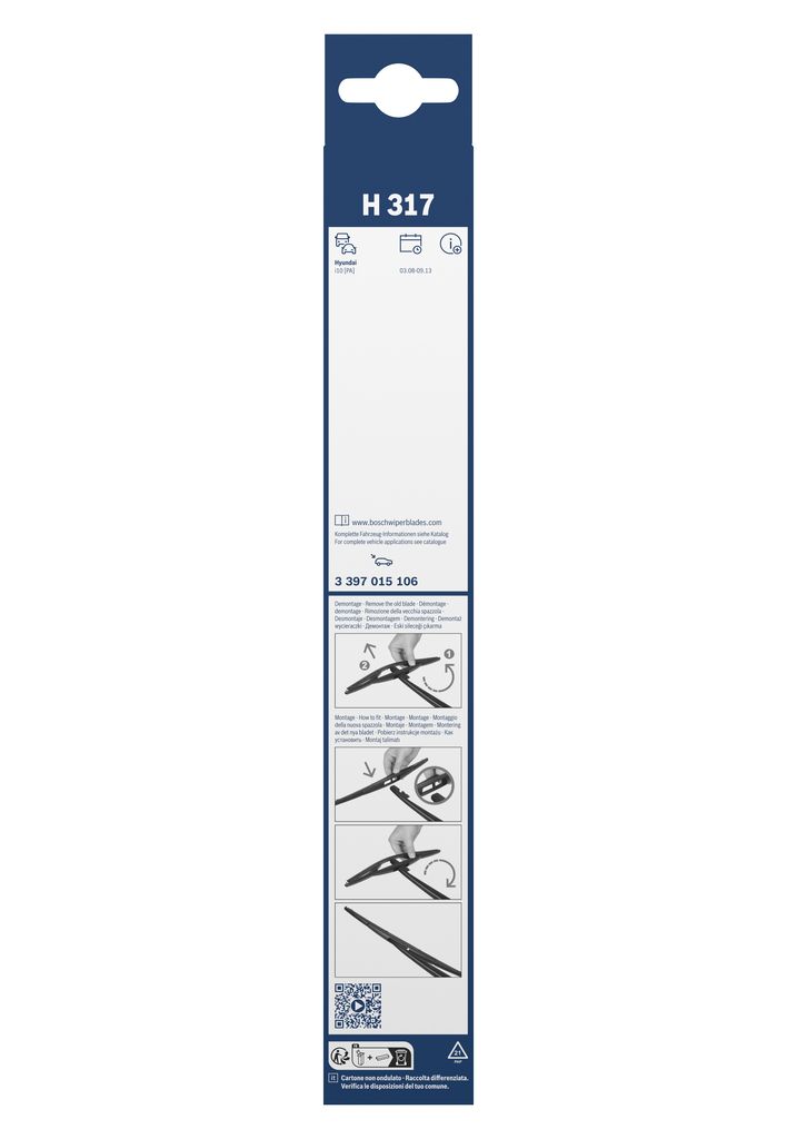 BOSCH 3 397 015 106 - Wischblatt