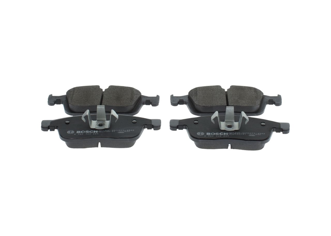BOSCH 0 986 460 289 - Bremsbelagsatz, Scheibenbremse