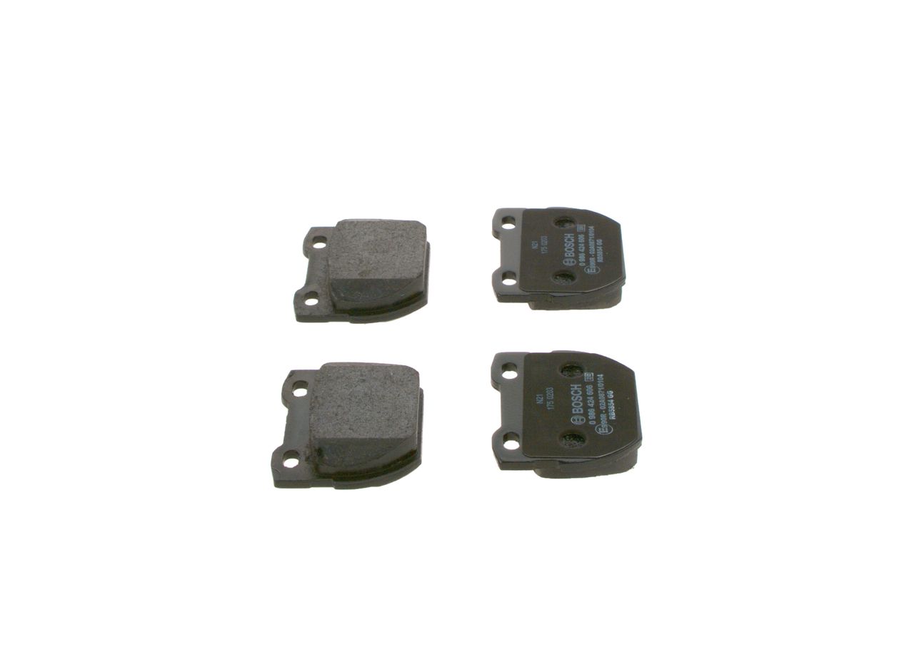 BOSCH 0 986 424 606 - Bremsbelagsatz, Scheibenbremse