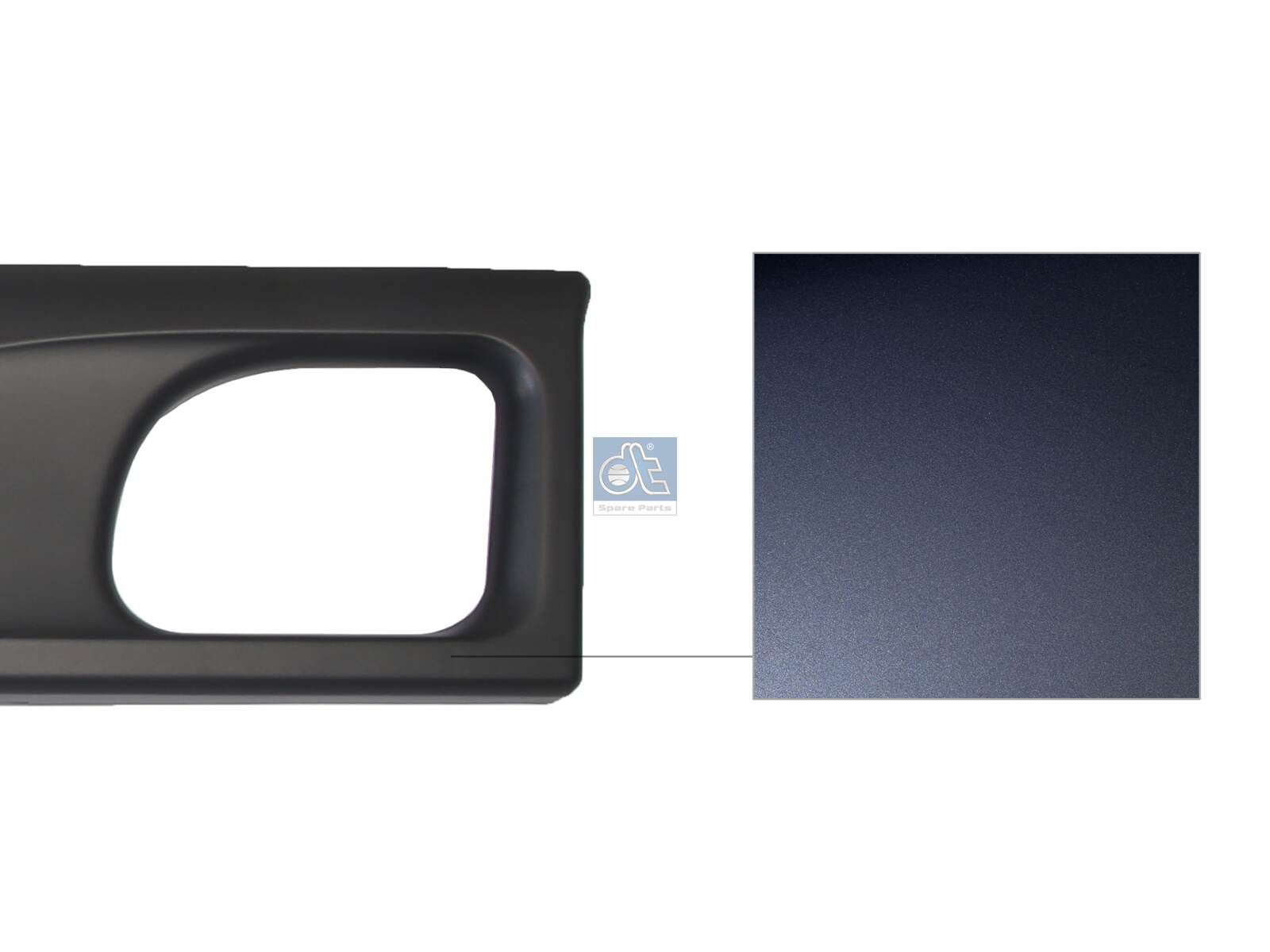 DT Spare Parts 1.22690 - Blende, Kühlergitter