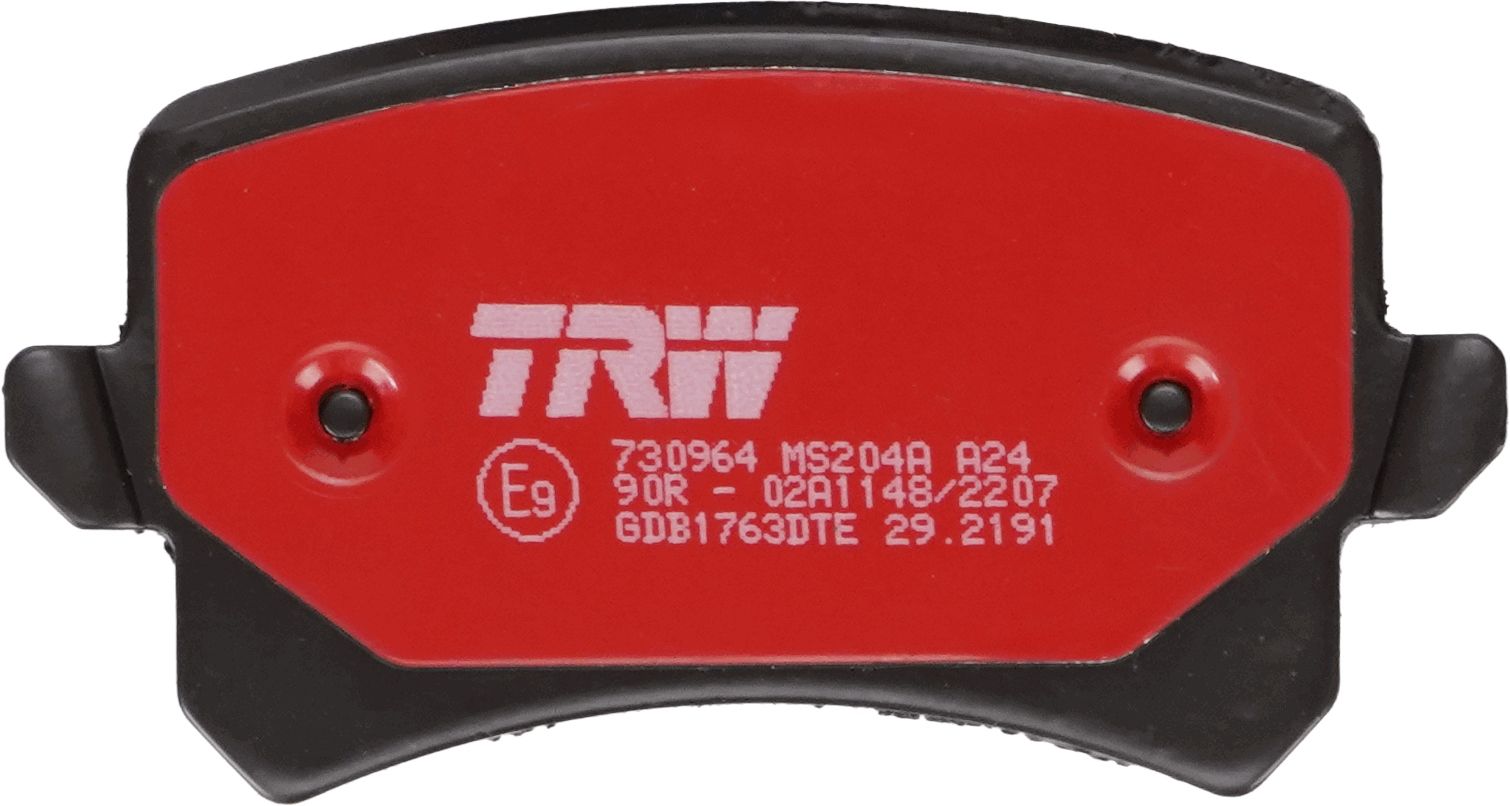 TRW GDB1763DTE - Bremsbelagsatz, Scheibenbremse
