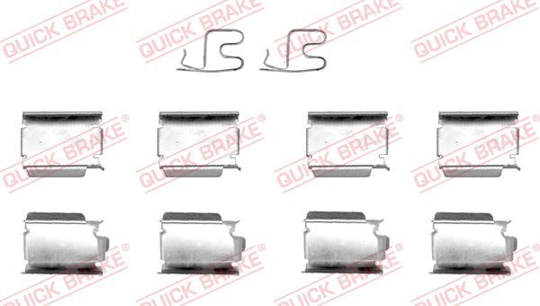 QUICK BRAKE 109-1246 - Zubehörsatz, Scheibenbremsbelag