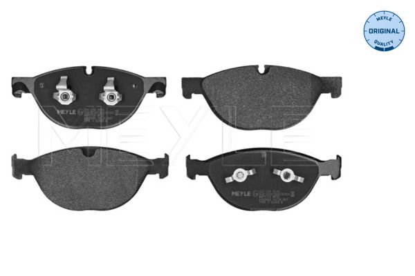 MEYLE 025 238 9518 - Bremsbelagsatz, Scheibenbremse