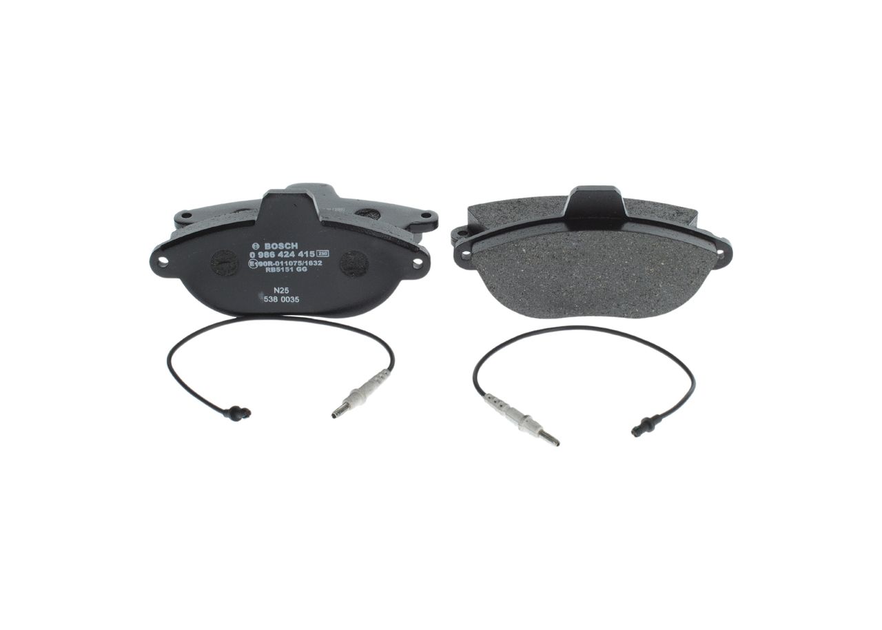 BOSCH 0 986 424 415 - Bremsbelagsatz, Scheibenbremse