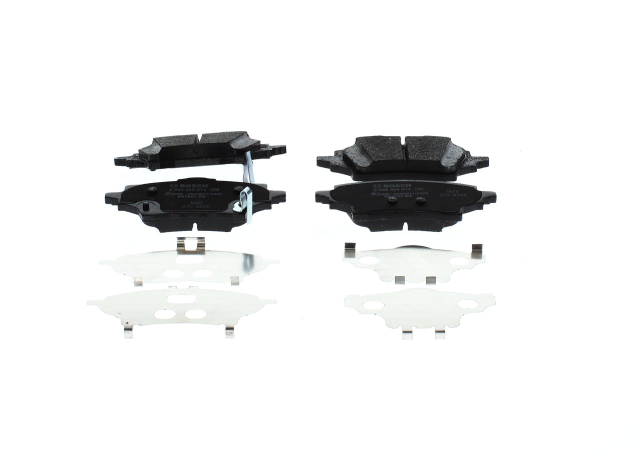 BOSCH 0 986 424 911 - Bremsbelagsatz, Scheibenbremse