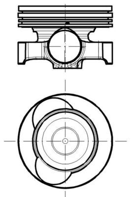 MAHLE 021 PI 00118 100 - Kolben