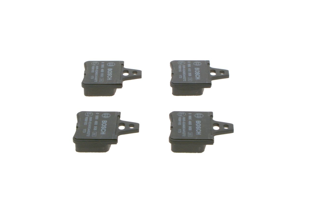 BOSCH 0 986 460 958 - Bremsbelagsatz, Scheibenbremse