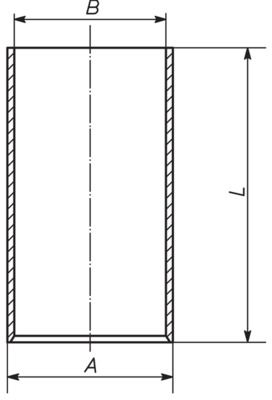 MAHLE 004 WV 10 00 - Zylinderlaufbuchse
